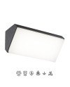 SOLDEN * APLIQUE EXTERIOR HORIZ. GRIS OSCURO LED IP65 - 9W - 3000K